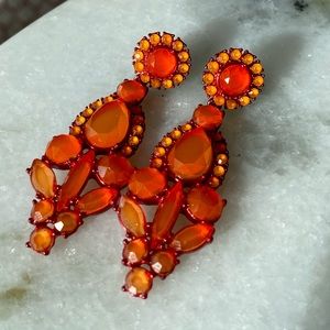 J. Crew Geometric Floral Earrings